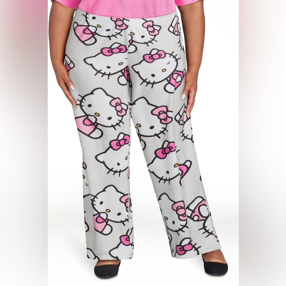 Hello Kitty Print Lounge Pants Size: 3X